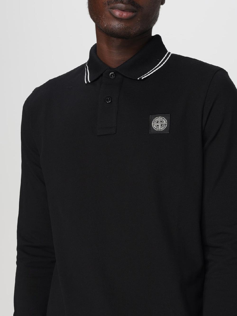 Giglio Polo Stone Island in cotone Negozio