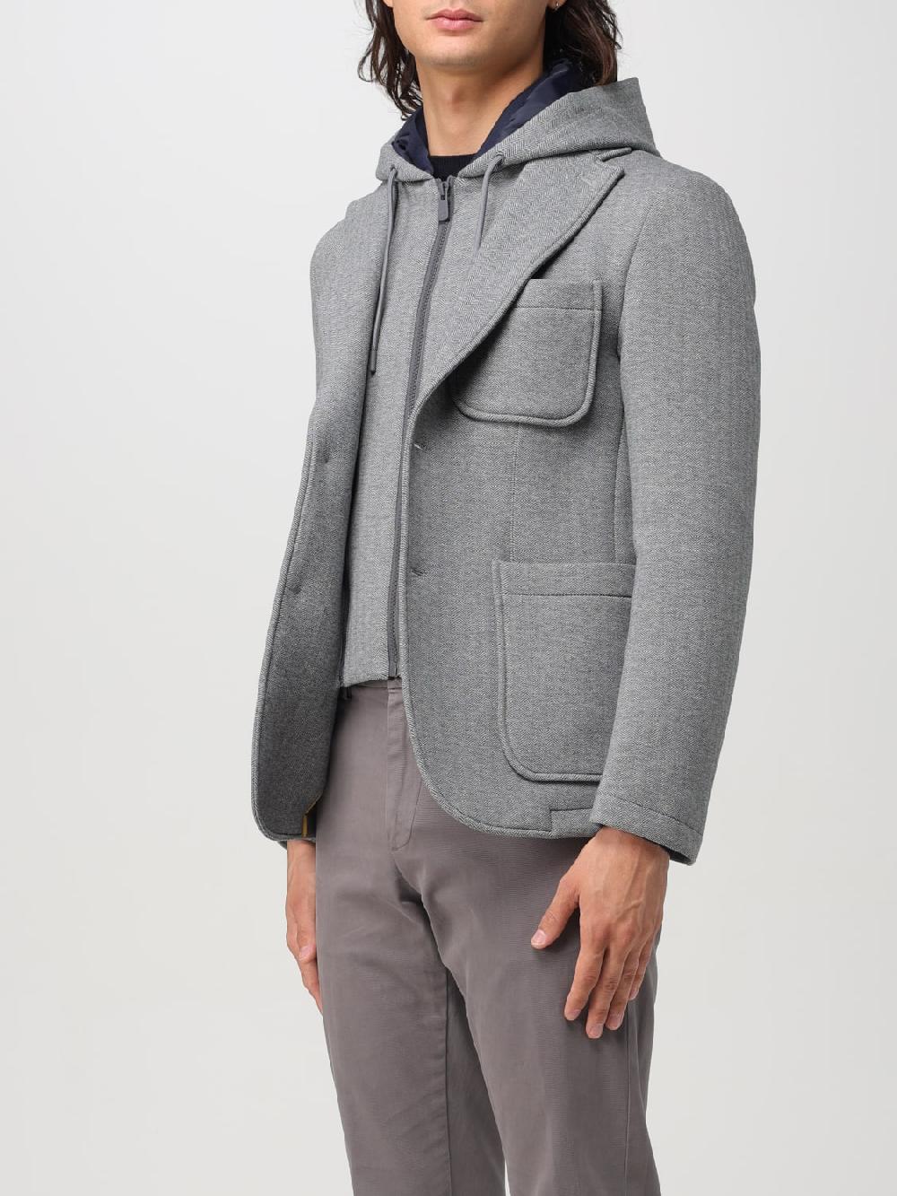 Giglio Blazer Manuel Ritz in misto cotone con cappuccio Promozione