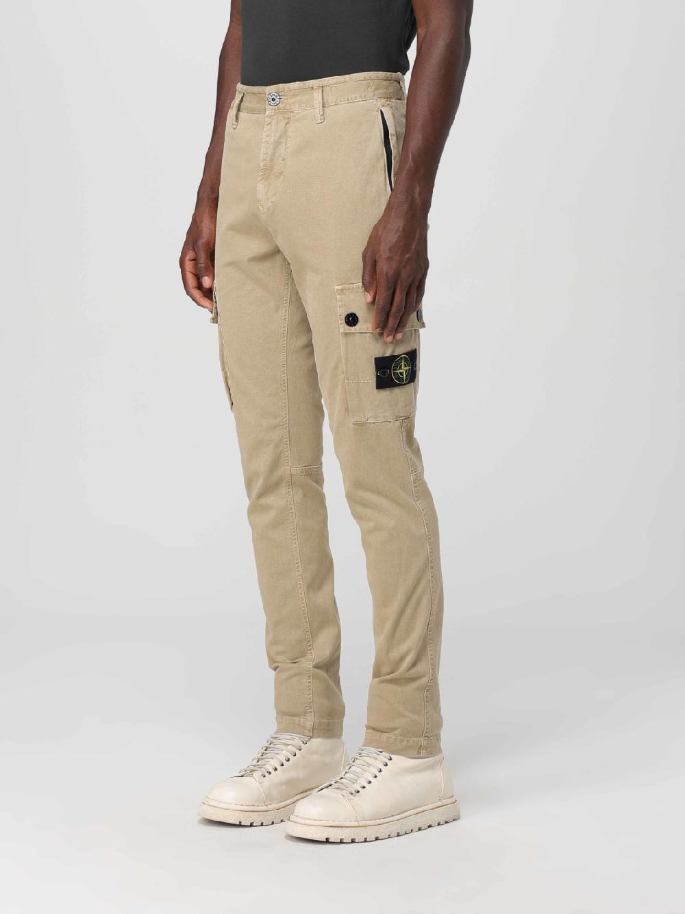 Giglio Pantalone Cargo Stone Island in cotone Fino Al -60%