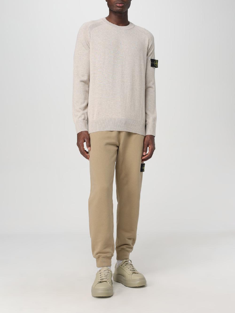 Giglio Jogger Stone Island in cotone Shopping Online