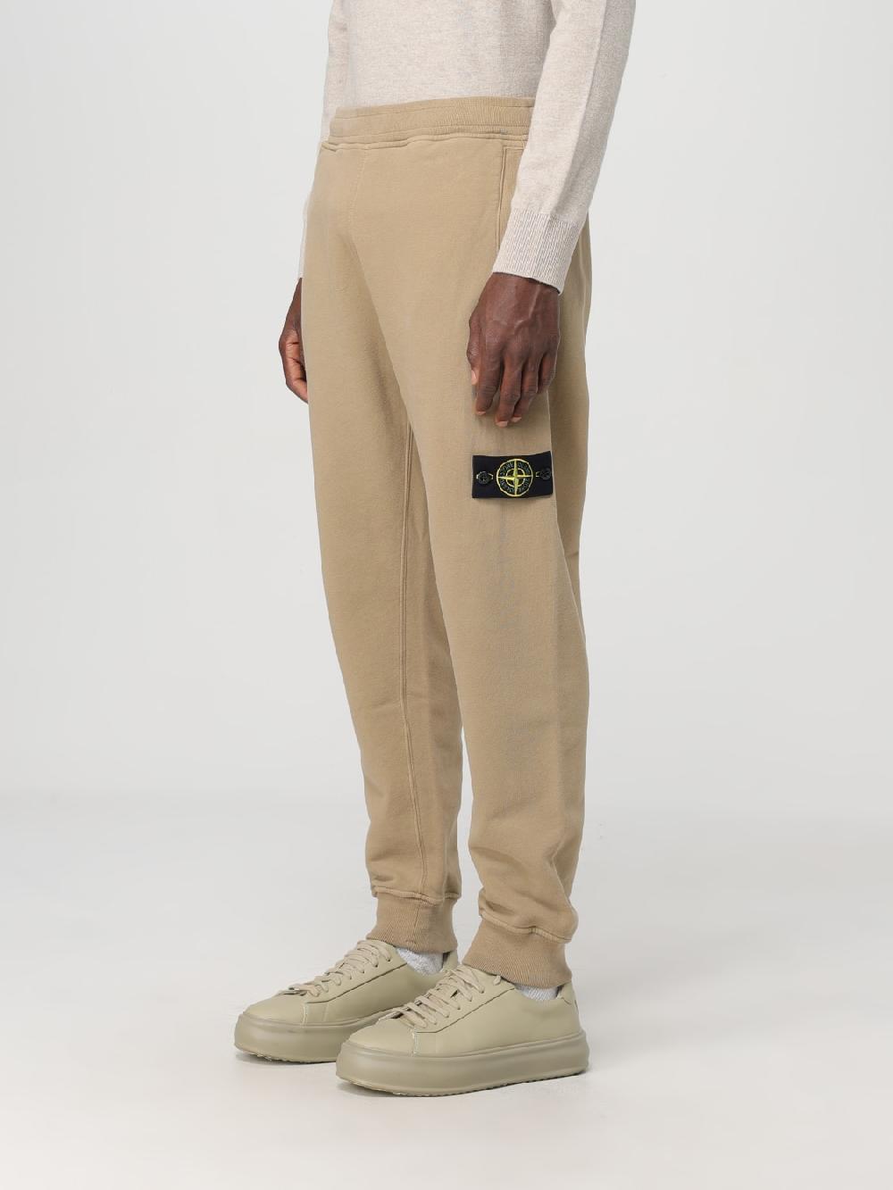 Giglio Jogger Stone Island in cotone Shopping Online