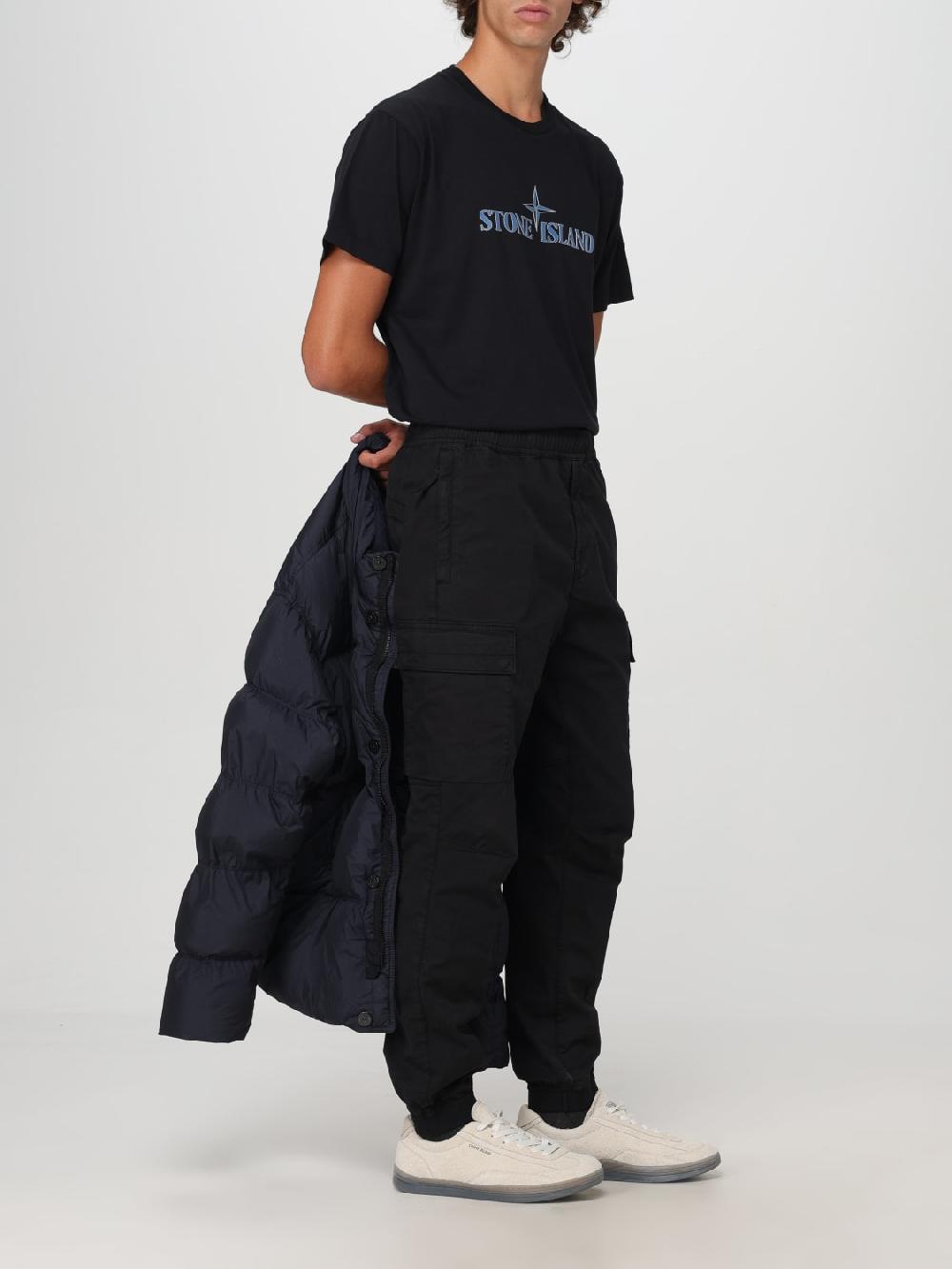 Giglio Piumino corto in nylon Stone Island Presa