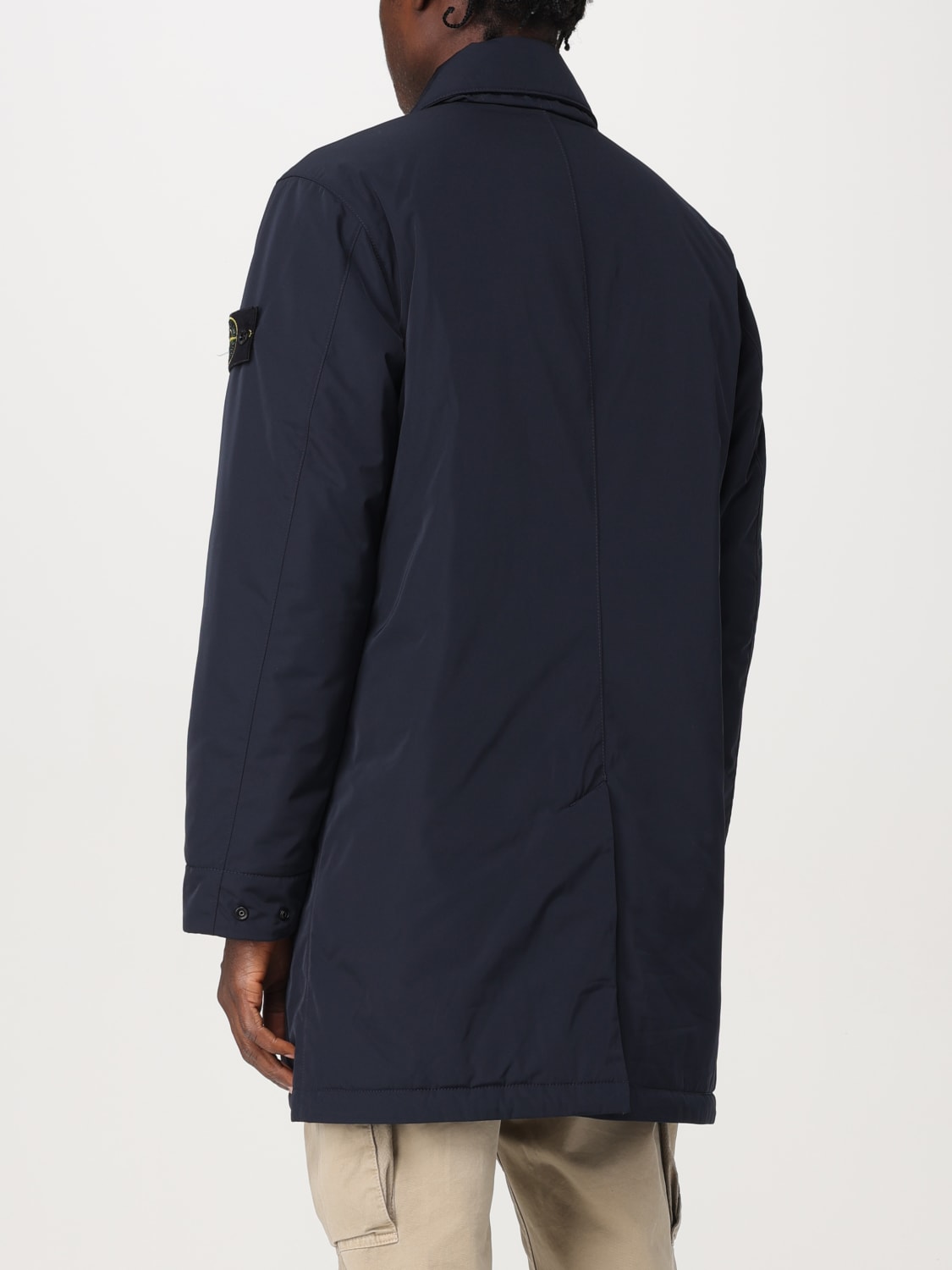 Giglio Cappotto in micro twill Stone Island Online