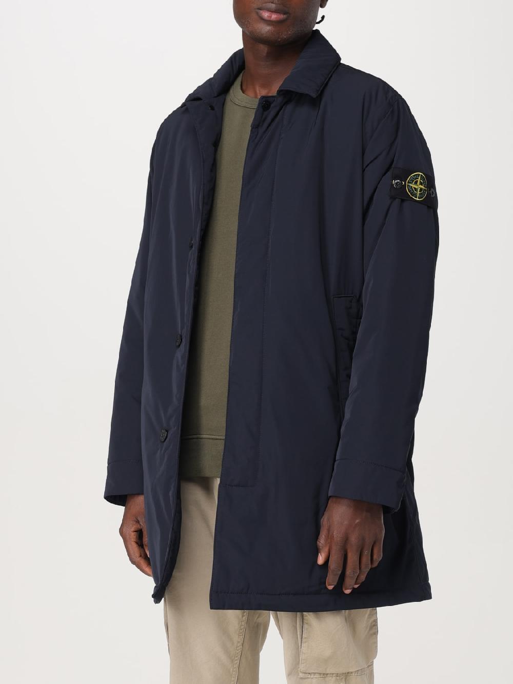 Giglio Cappotto in micro twill Stone Island Online
