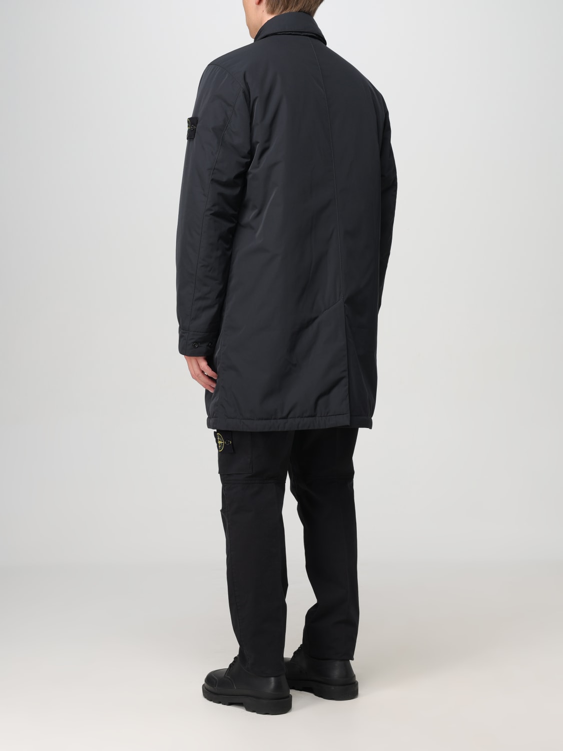 Giglio Cappotto in micro twill Stone Island Outlet