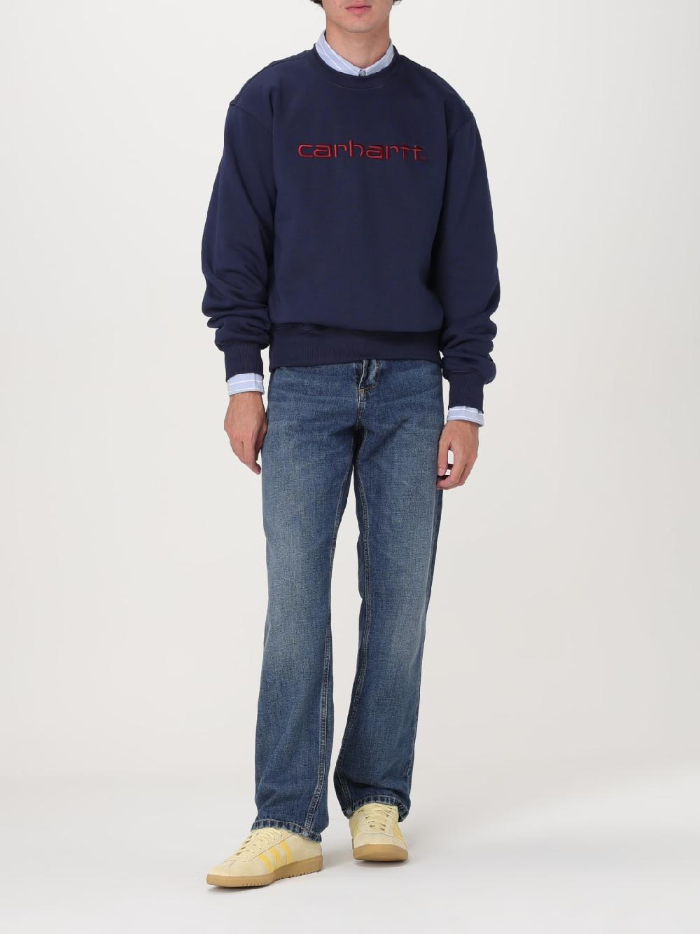 Giglio Camicia Carhartt Wip in cotone a righe In Vendita