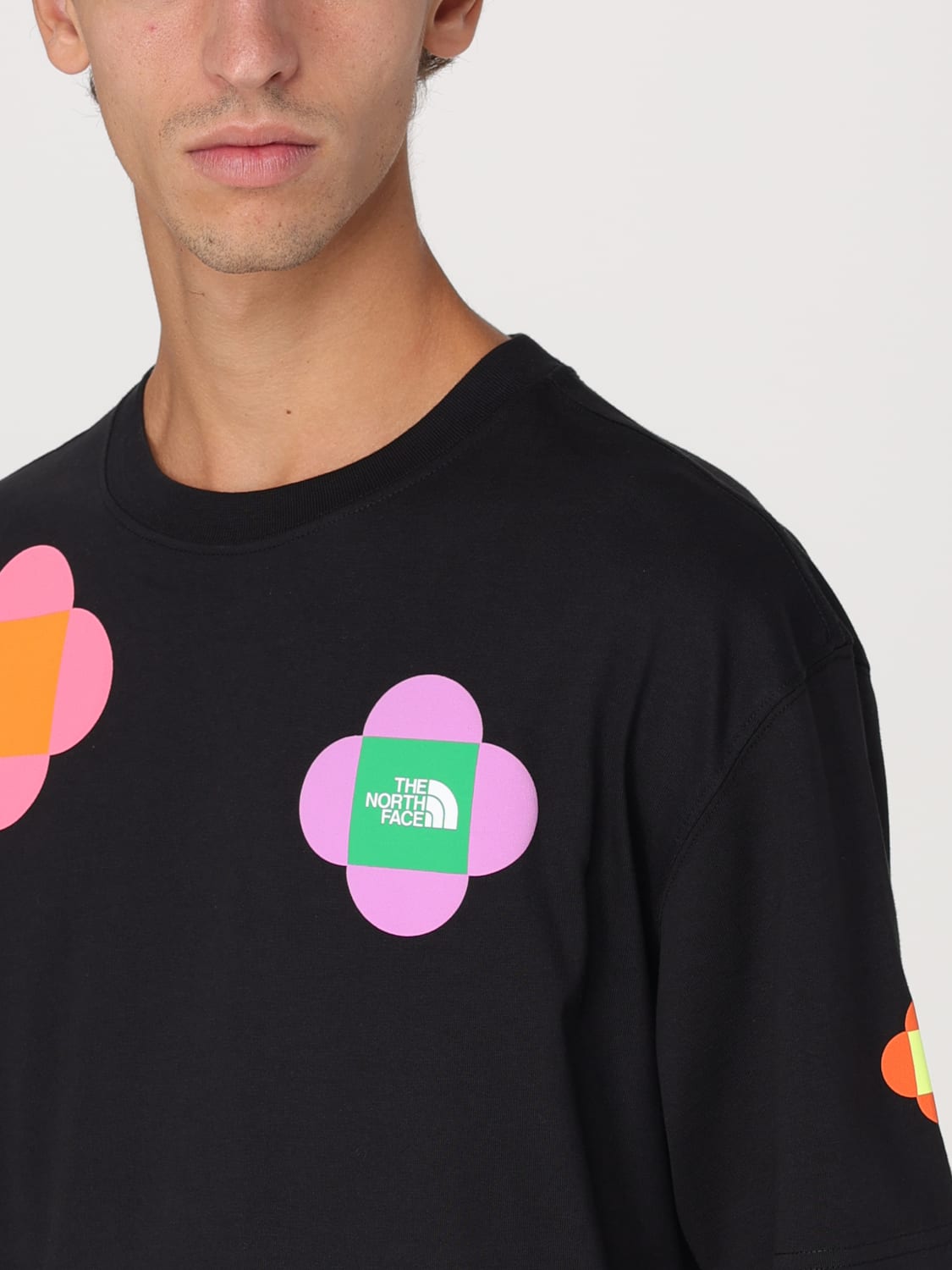 Giglio T-shirt stampata The North Face In Saldo