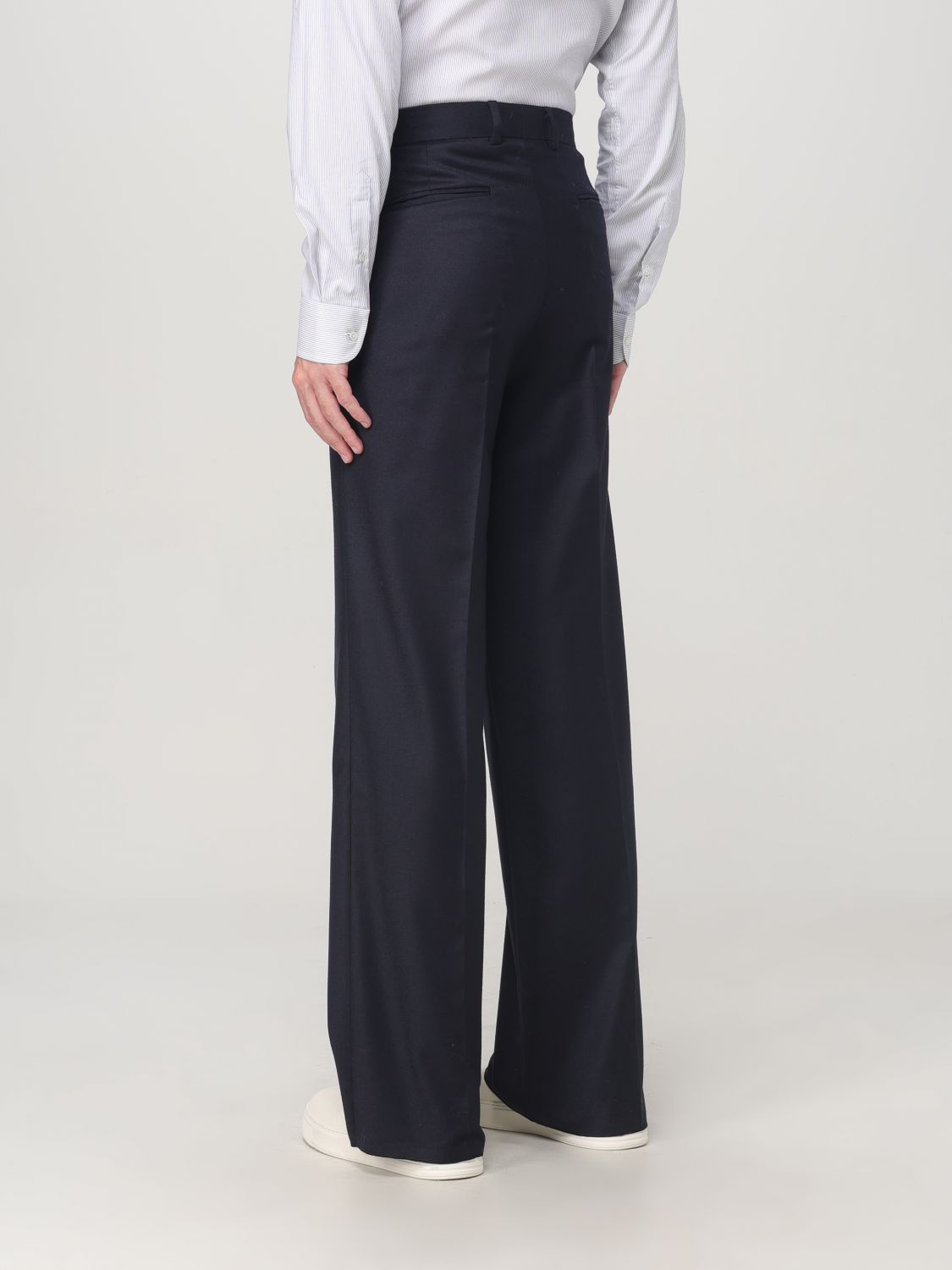 Giglio Pantalone Emporio Armani in lana vergine 50% di sconto per tempo limitato