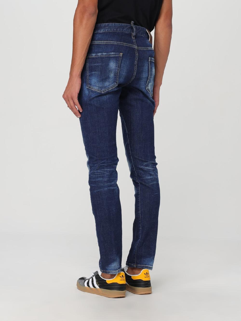 Giglio Jeans Dsquared2 in denim di cotone Vendita