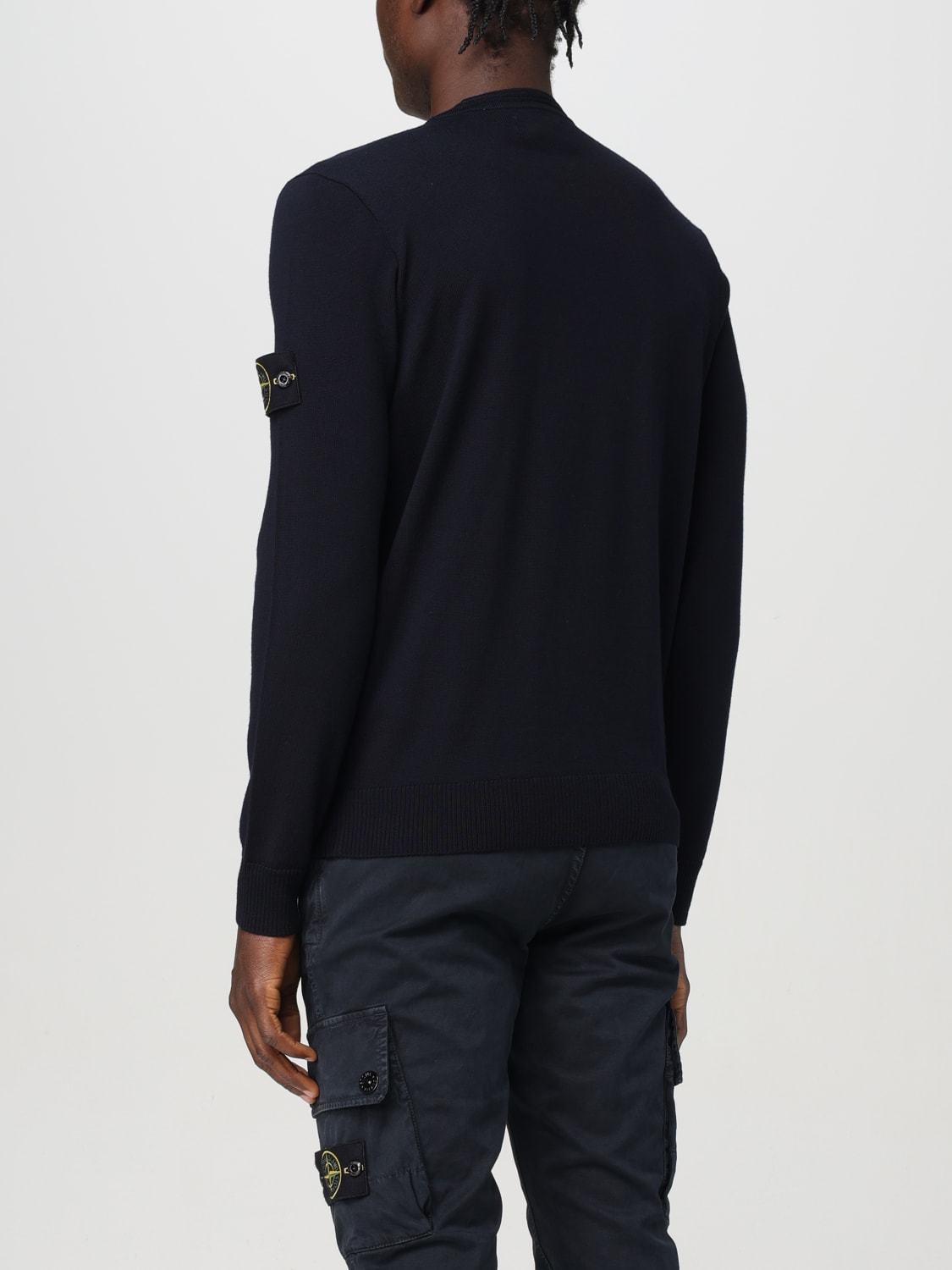 Giglio Maglia basic Stone Island in lana vergine Consegna Veloce