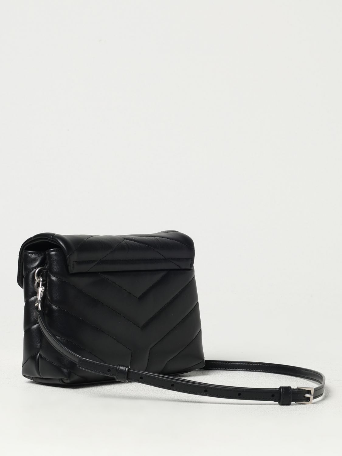 Giglio Borsa LouLou Toy Saint Laurent in pelle trapuntata chevron Sconto