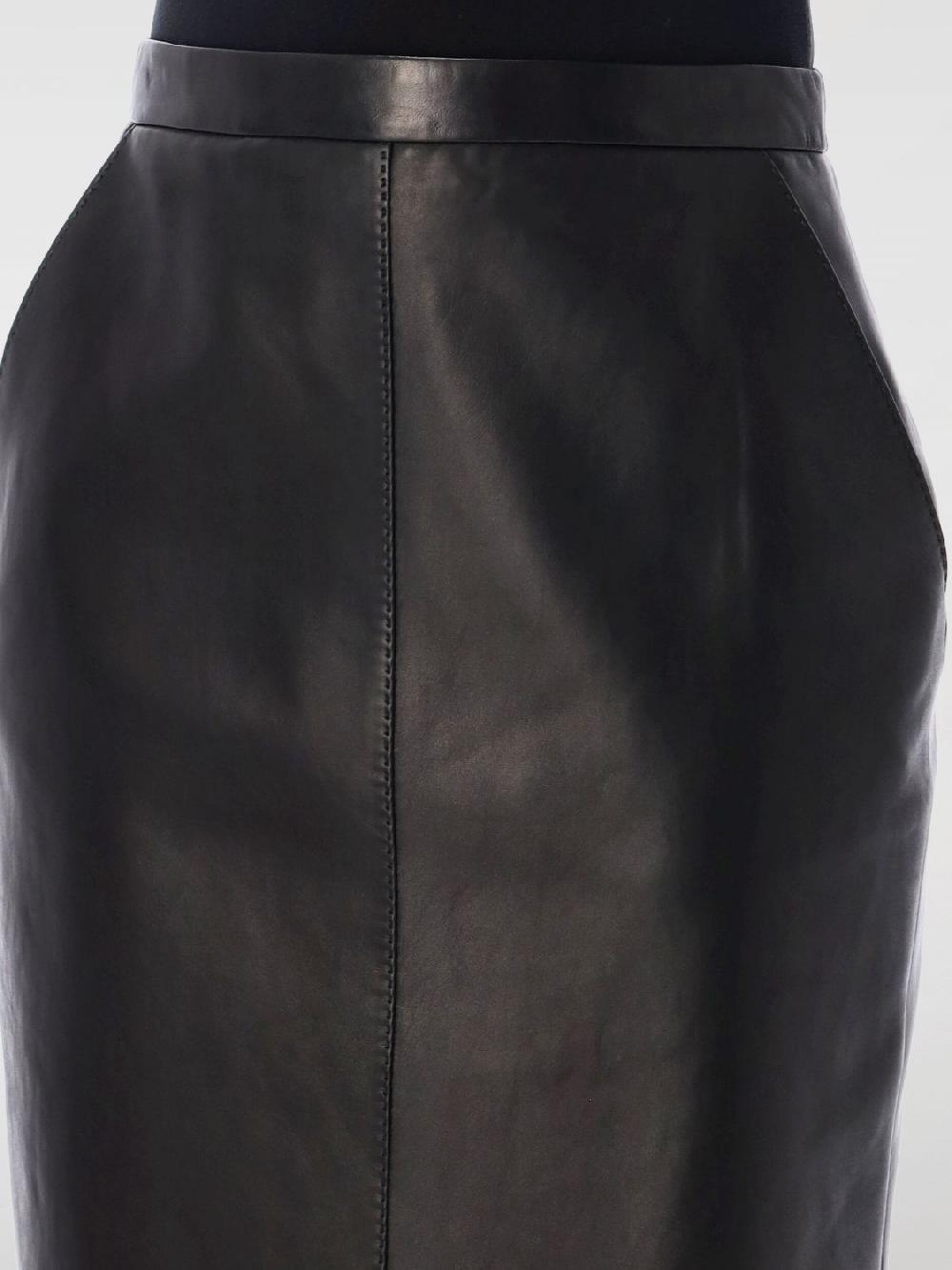 Giglio Gonna Saint Laurent in pelle In Linea