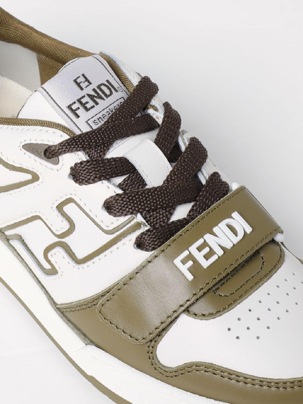Giglio Sneakers Match Fendi in pelle Consegna Veloce