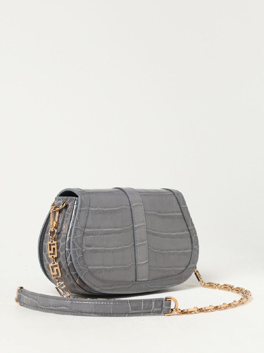 Giglio Borsa Greca Goddess Versace in pelle stampa cocco Affare Del Giorno