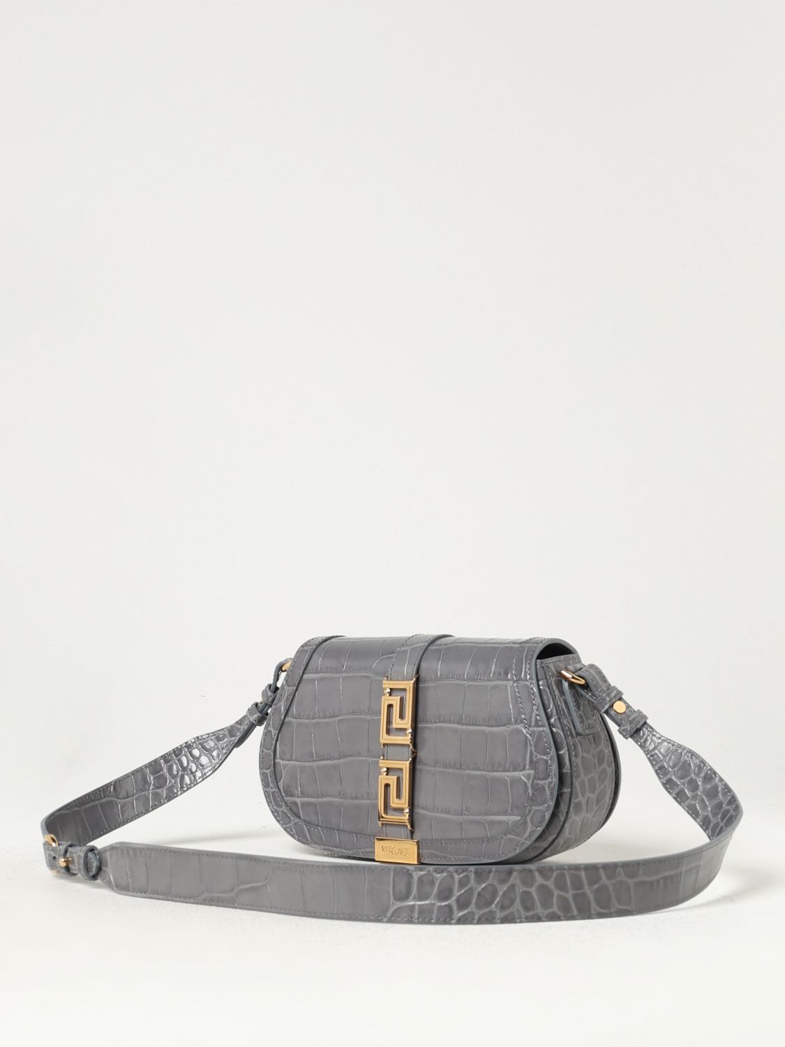 Giglio Borsa Greca Goddess Versace in pelle stampa cocco Affare Del Giorno