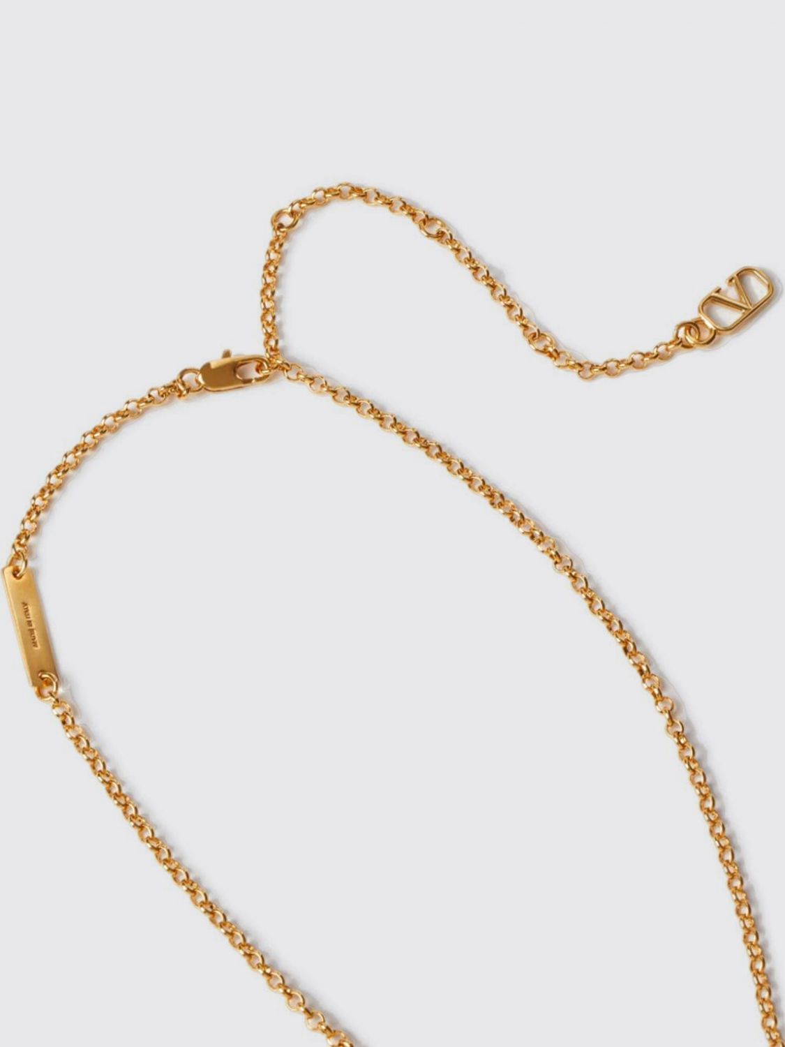Giglio Collana VLogo Signature Valentino Garavani in ottone Vendita Economica