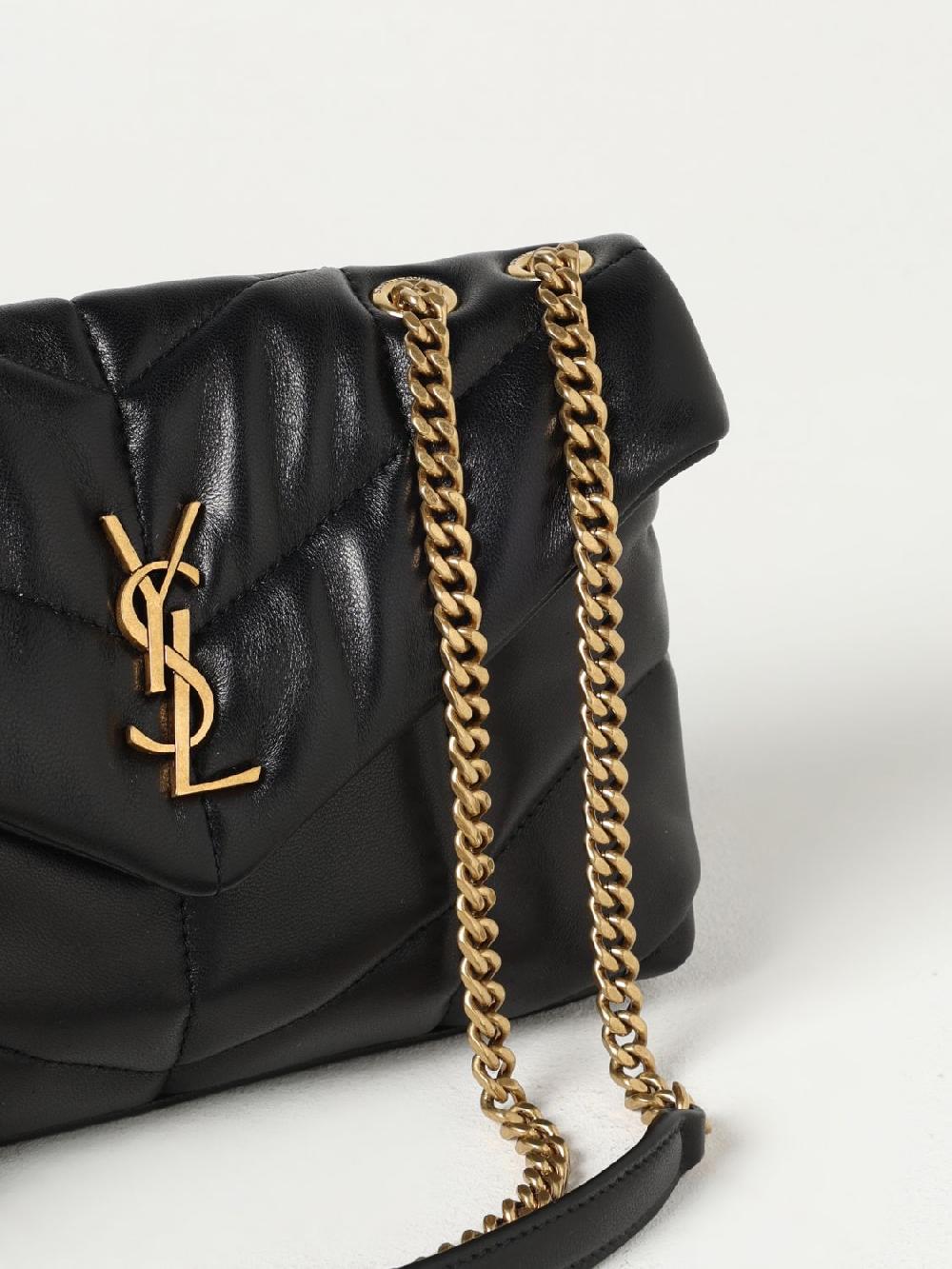 Giglio Borsa Lou Lou Puffer Toy Saint Laurent in nappa trapuntata Saldi Di Fabbrica