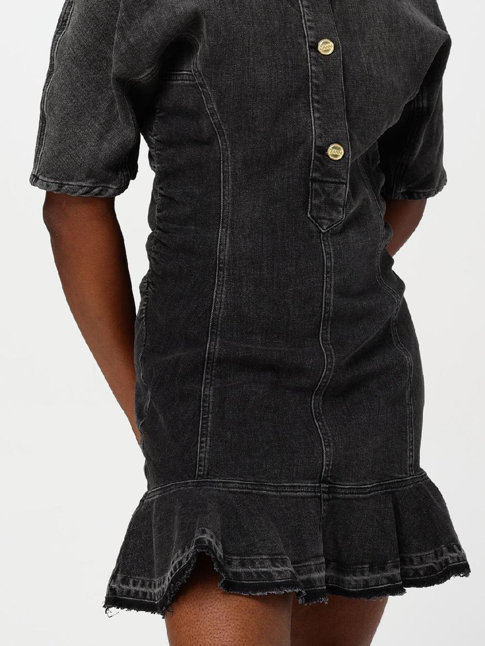 Giglio Abito Ganni in denim Ultimi due giorni