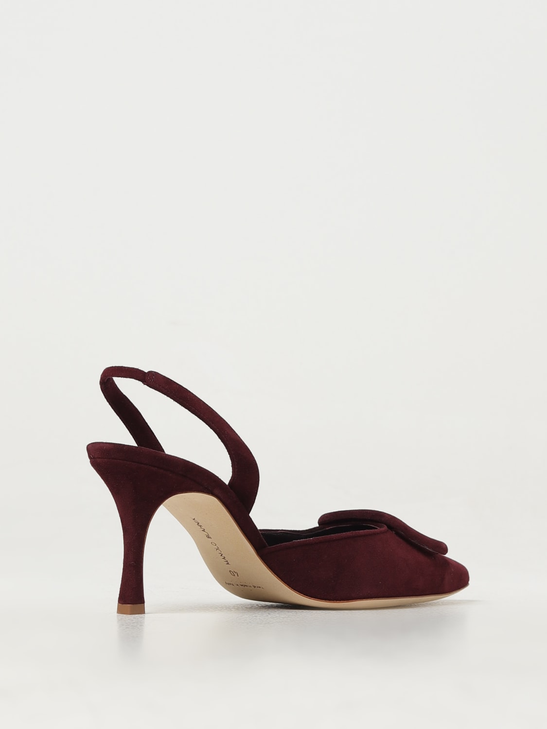 Giglio Slingback Maysli Manolo Blahnik in camoscio Spedizione Gratuita