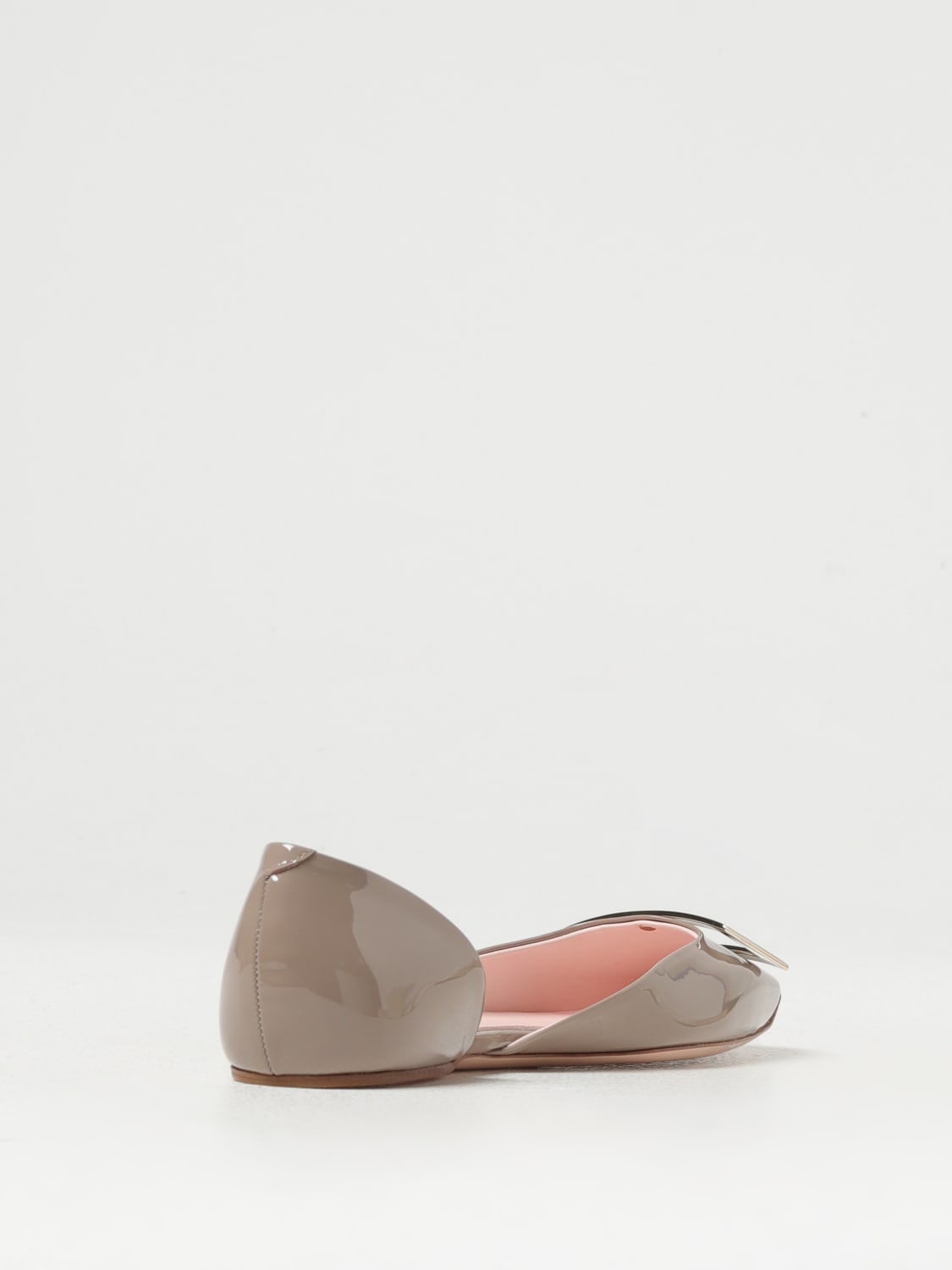Giglio Ballerina Roger Vivier in vernice con fibbia decorativa Pezzi Unici