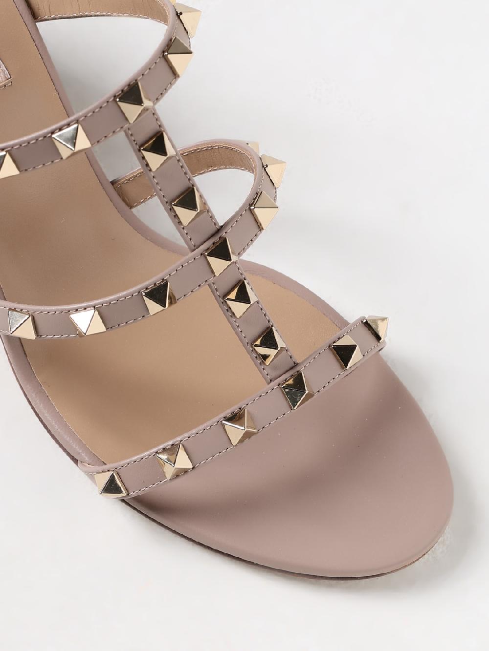 Giglio Sandalo Rockstud Valentino Garavani in nappa Soddisfazione Garantita