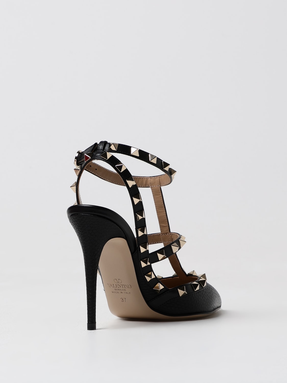 Giglio Pump Rockstud Valentino Garavani in pelle a grana Offerta speciale della fabbrica