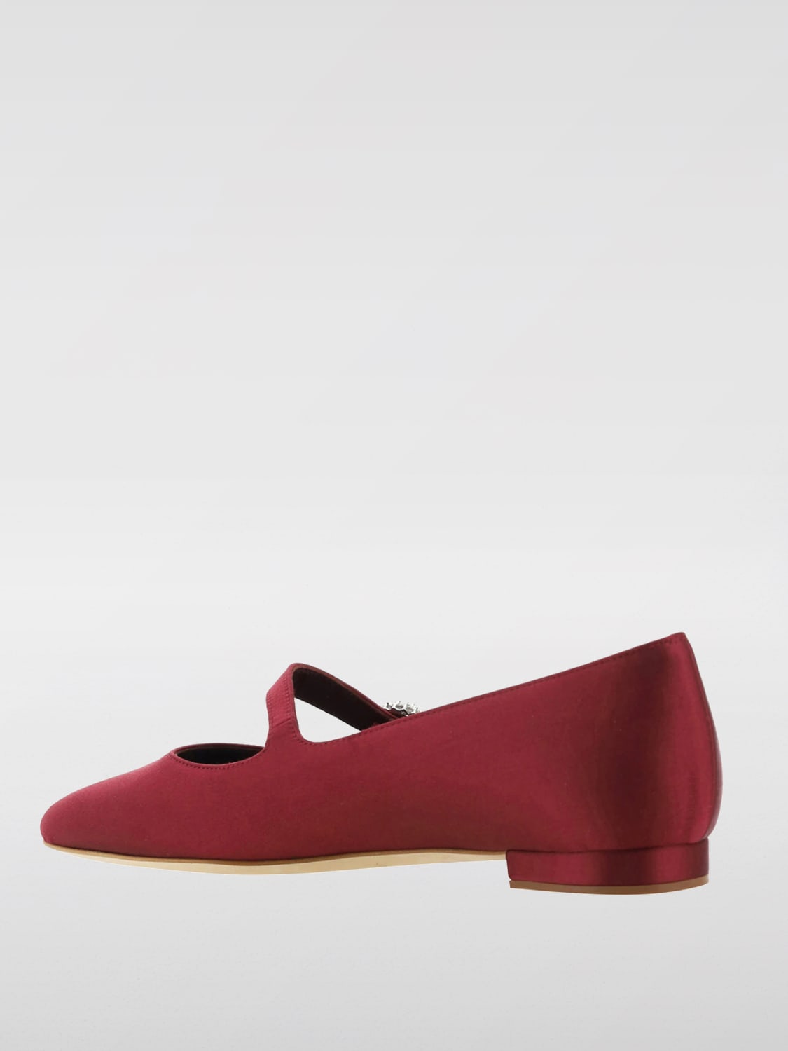 Giglio Ballerina Manolo Blahnik in raso Economico