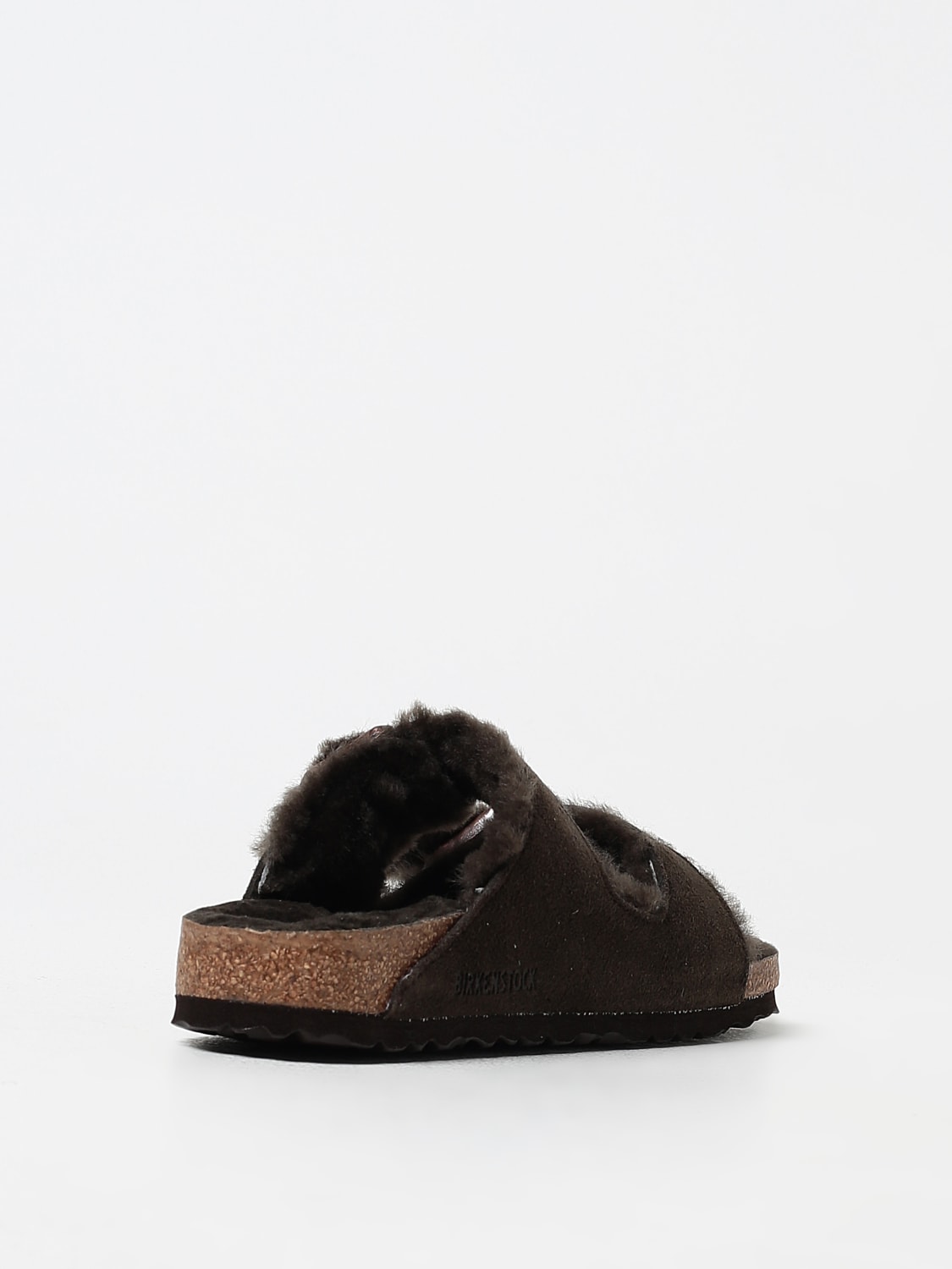 Giglio Sandalo Arizona Birkenstock in camoscio e shearling Hotsell
