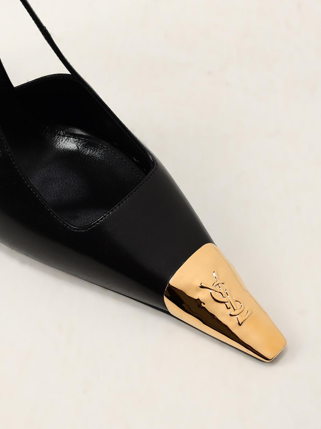 Giglio Slingback Jeanne Saint Laurent in nappa Vendite Flash