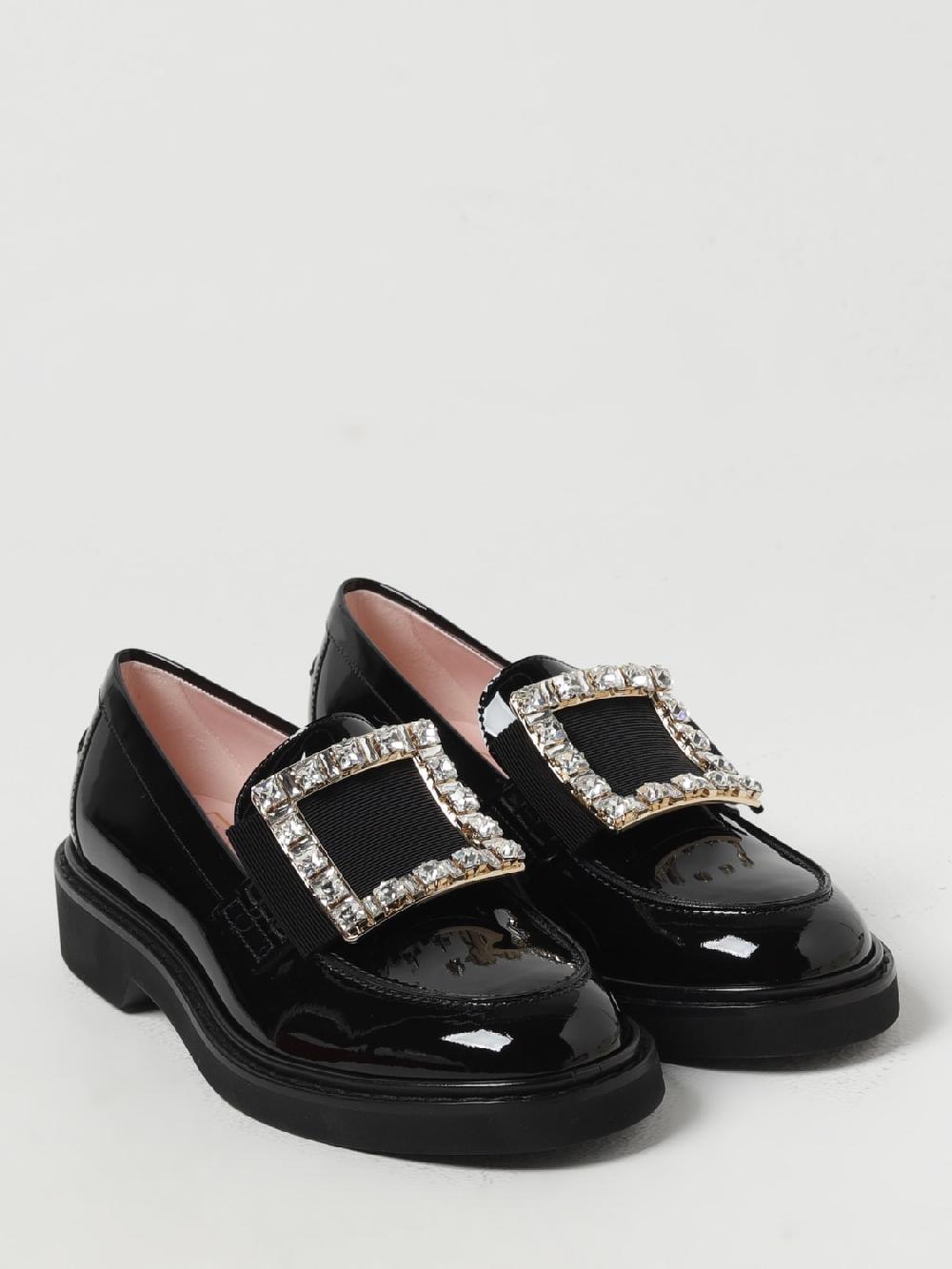 Giglio Mocassino Roger Vivier in vernice con fibbia gioiello Negozio
