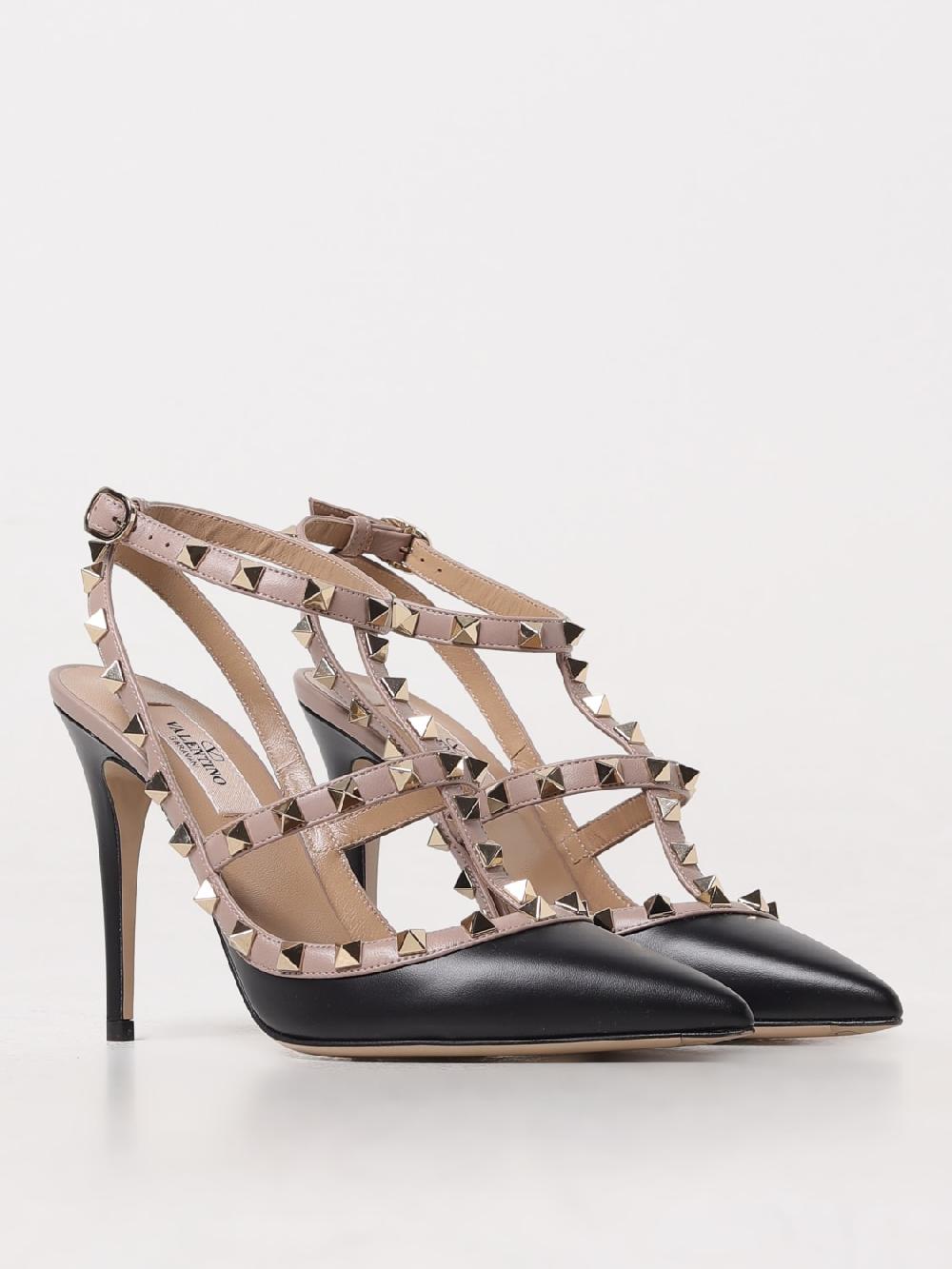 Giglio Pump Rockstud Valentino Garavani in pelle Promozione Limitata