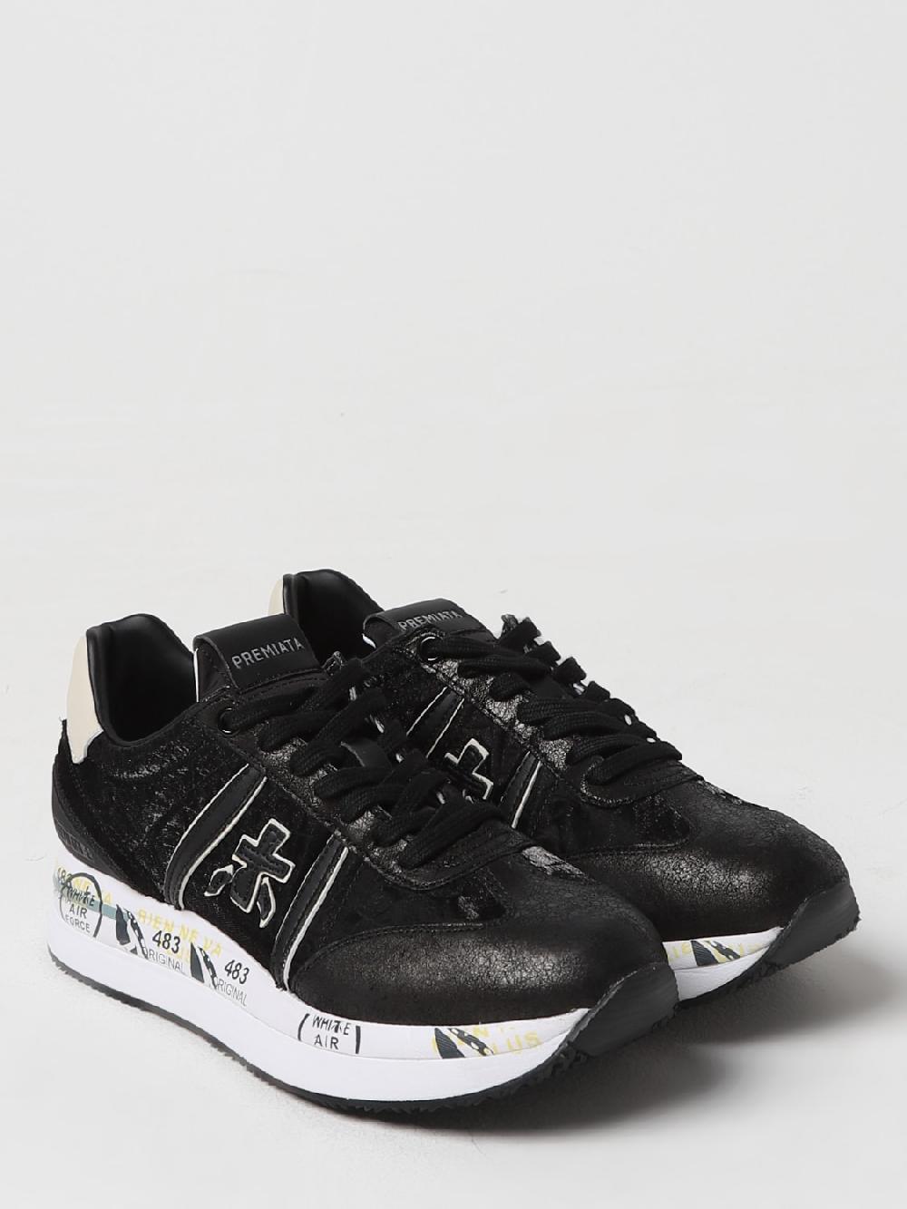 Giglio Sneakers Conny Premiata in pelle e gomma Offerta