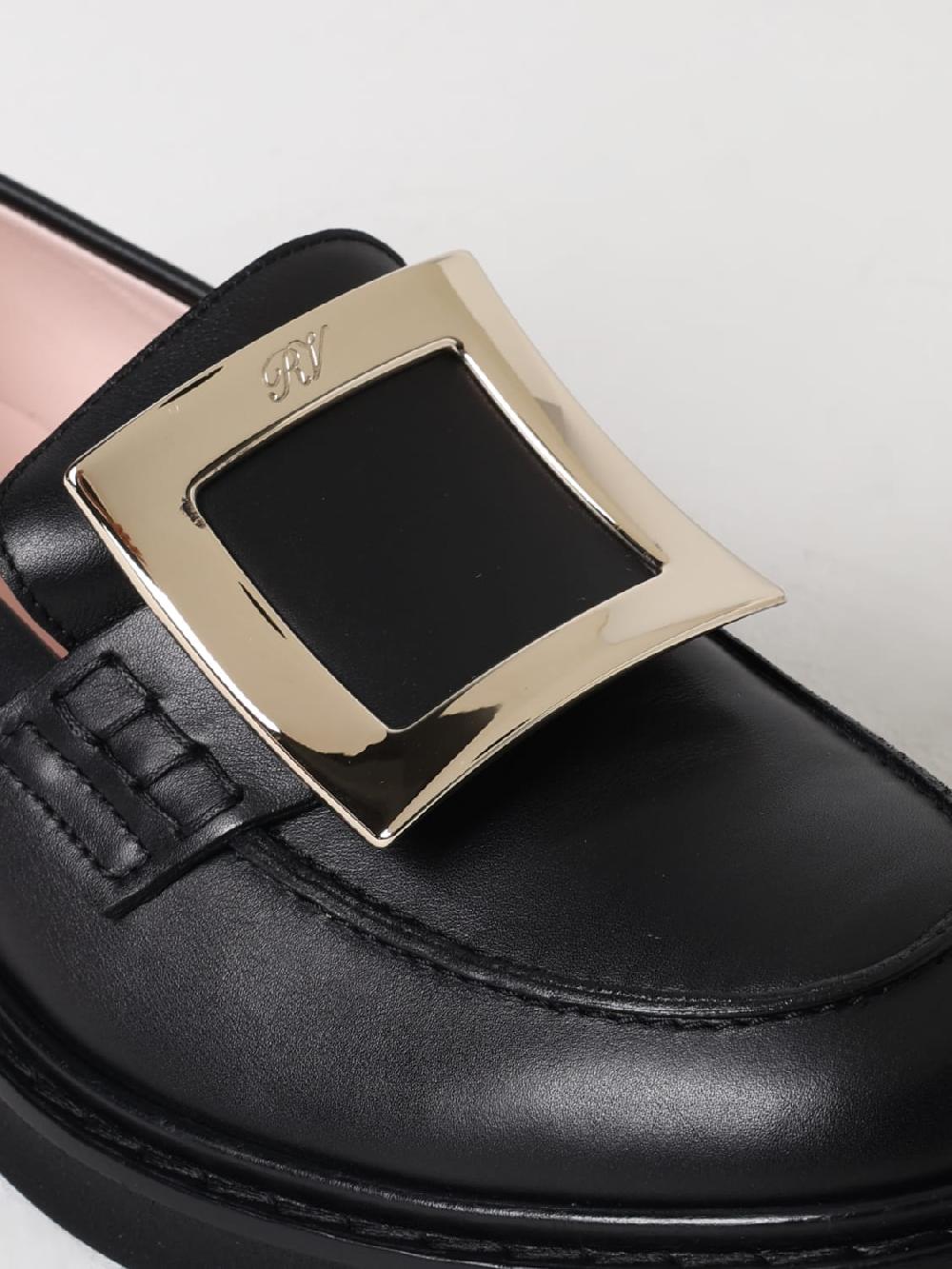 Giglio Mocassino Roger Vivier in pelle con fibbia decorativa Economico