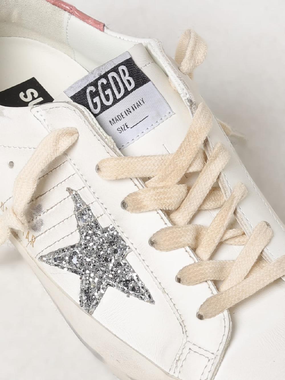 Giglio Sneakers Super-Star Golden Goose in pelle used Saldi