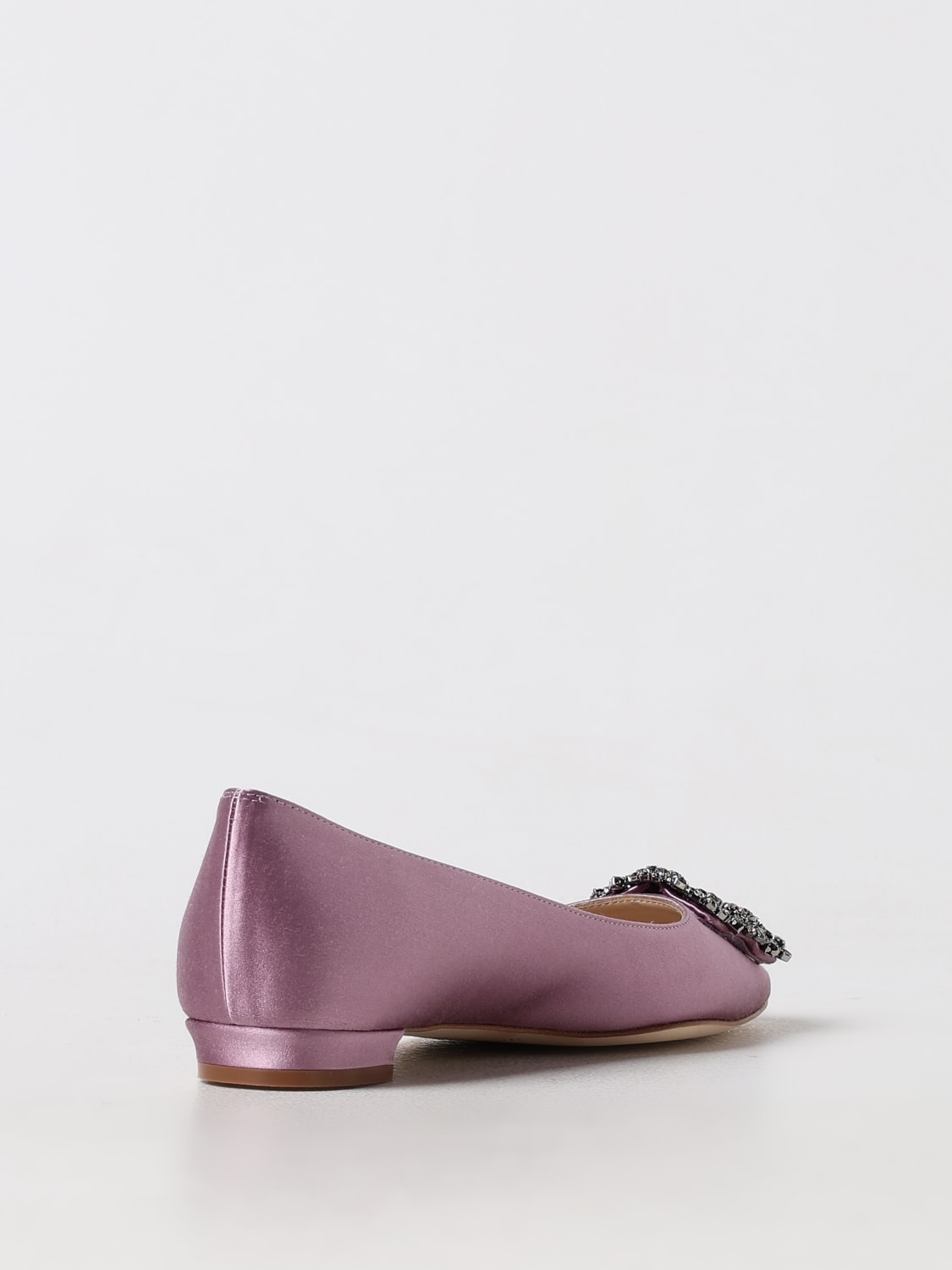 Giglio Ballerina Hangisi Manolo Blahnik in raso Hotsell