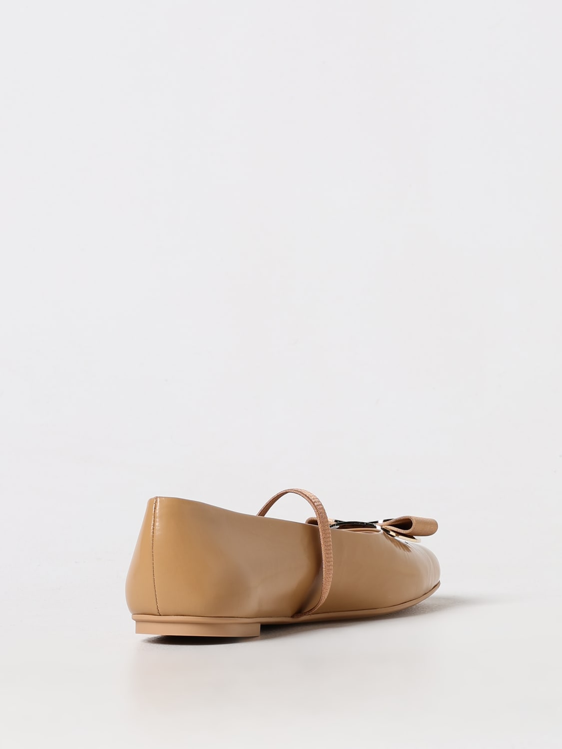 Giglio Ballerina Ferragamo in pelle con fiocco Vara Spedizione gratuita