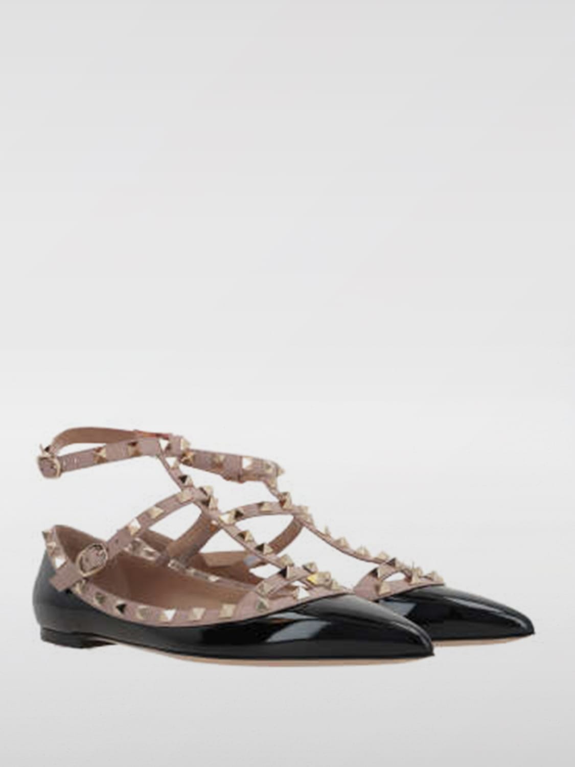 Giglio Ballerina Rockstud Valentino Garavani in vernice Prezzo di fabbrica