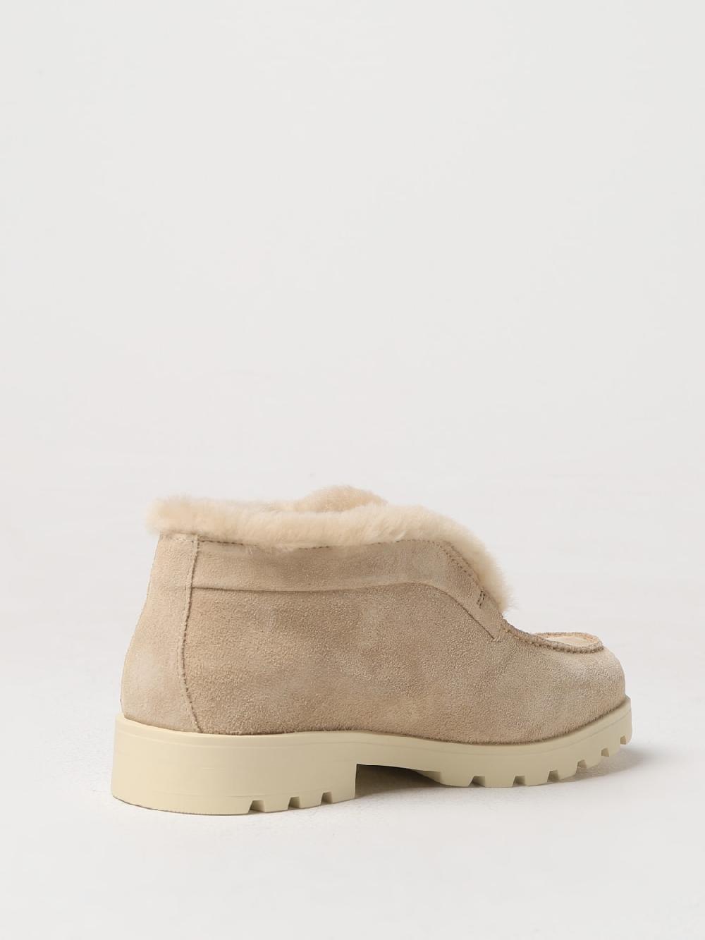 Giglio Polacchino Santoni in camoscio e shearling Vendite stagionali