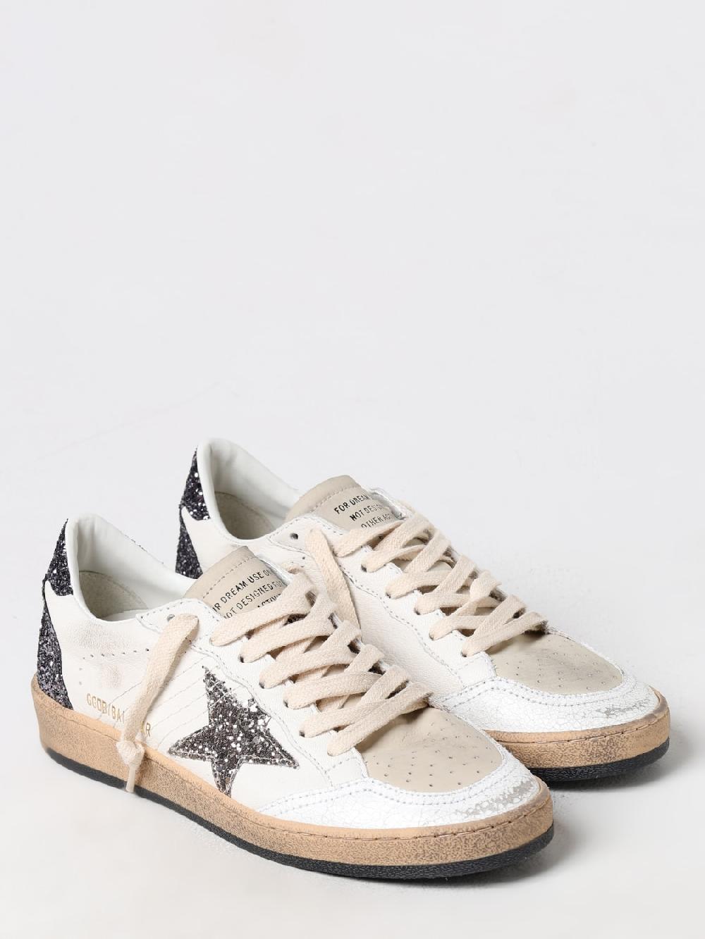 Giglio Sneakers Ball Star Golden Goose in pelle Offerta per la Festa della Mamma