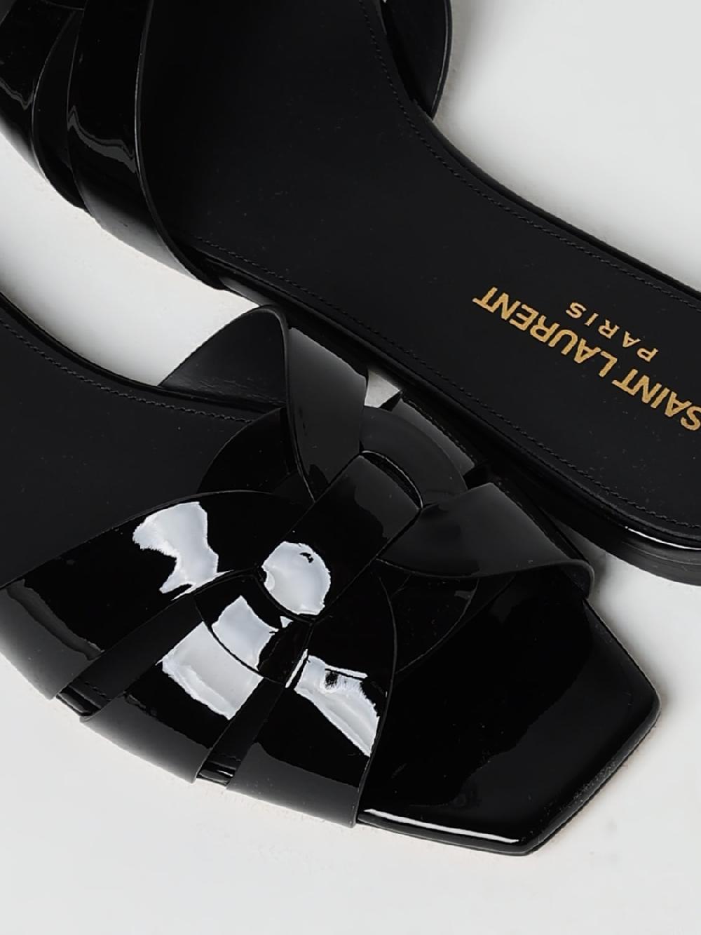 Giglio Mules Nu Pieds 05 Tribute Saint Laurent in vernice Offerta San Valentino