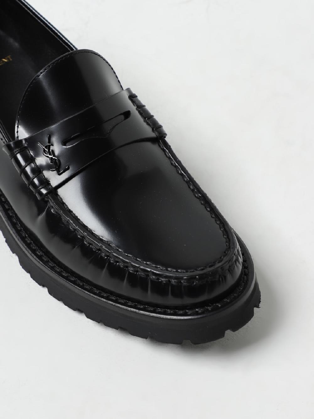 Giglio Mocassino Saint Laurent in pelle spazzolata Offerta Anniversario
