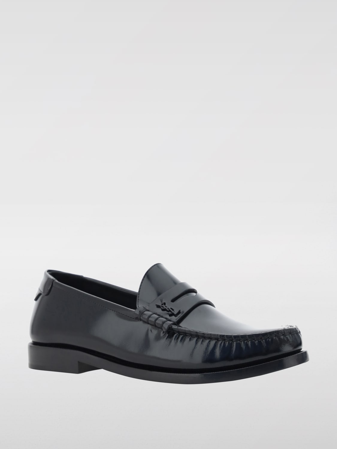 Giglio Mocassino Saint Laurent in pelle spazzolata Smaltimento dello stoccaggio