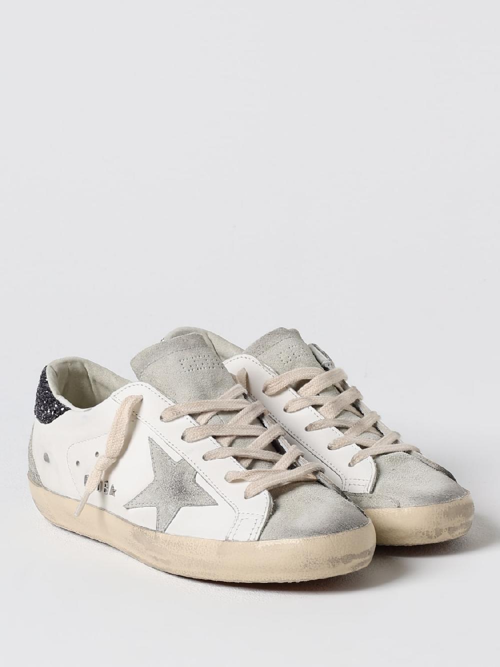 Giglio Sneakers Super-Star Golden Goose in pelle used Lightning offer