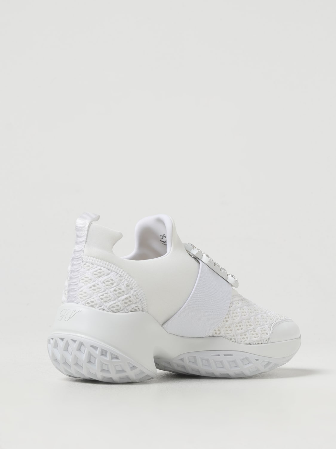 Giglio Sneakers Viv Run Roger Vivier in mesh traforato e neoprene con fibbia gioiello Bestseller