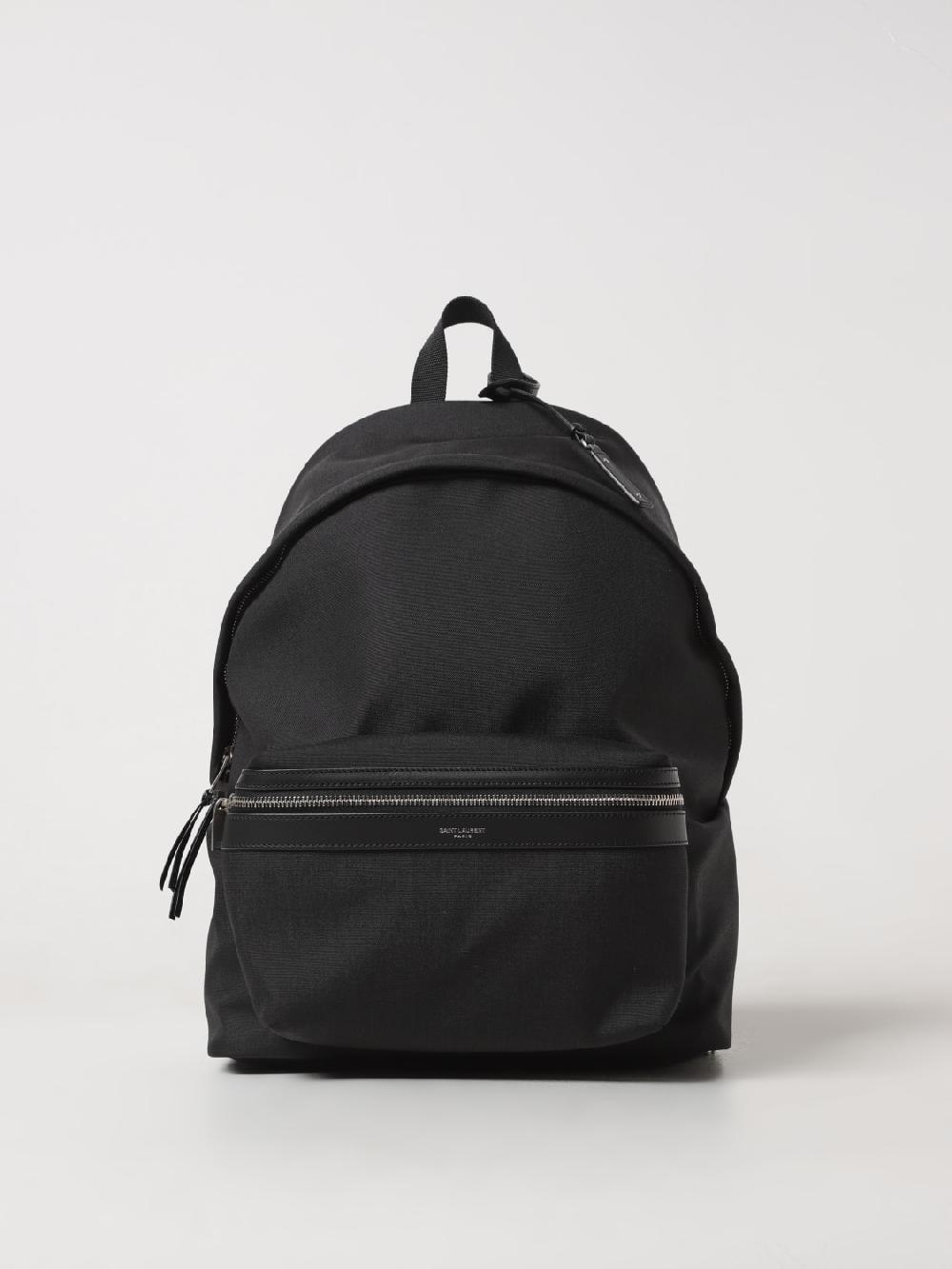 Giglio Zaino Saint Laurent in nylon e pelle Latest stili