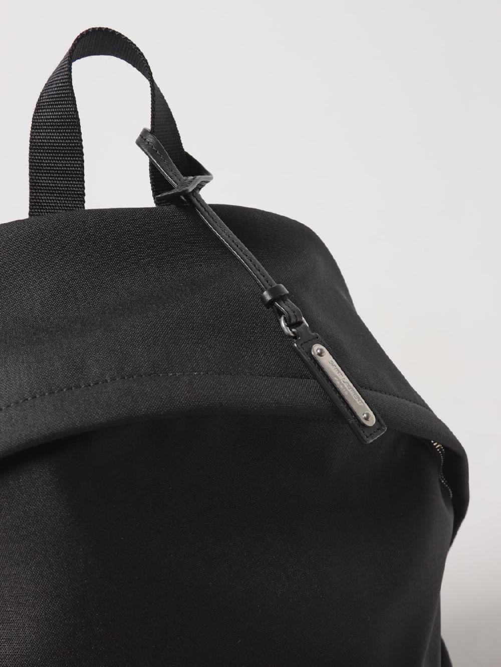 Giglio Zaino Saint Laurent in nylon e pelle Latest stili