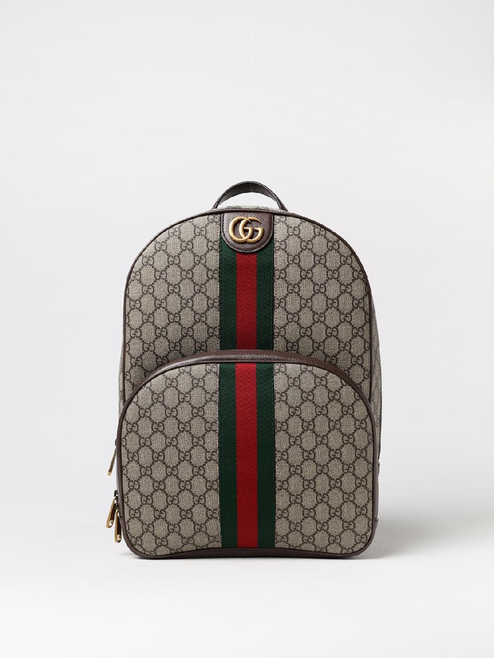 Giglio Zaino Ophidia GG Gucci in tessuto GG Supreme e pelle a grana Officina