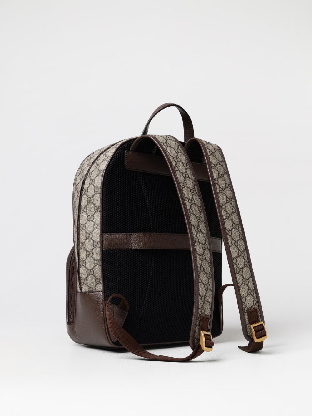 Giglio Zaino Ophidia GG Gucci in tessuto GG Supreme e pelle a grana Officina