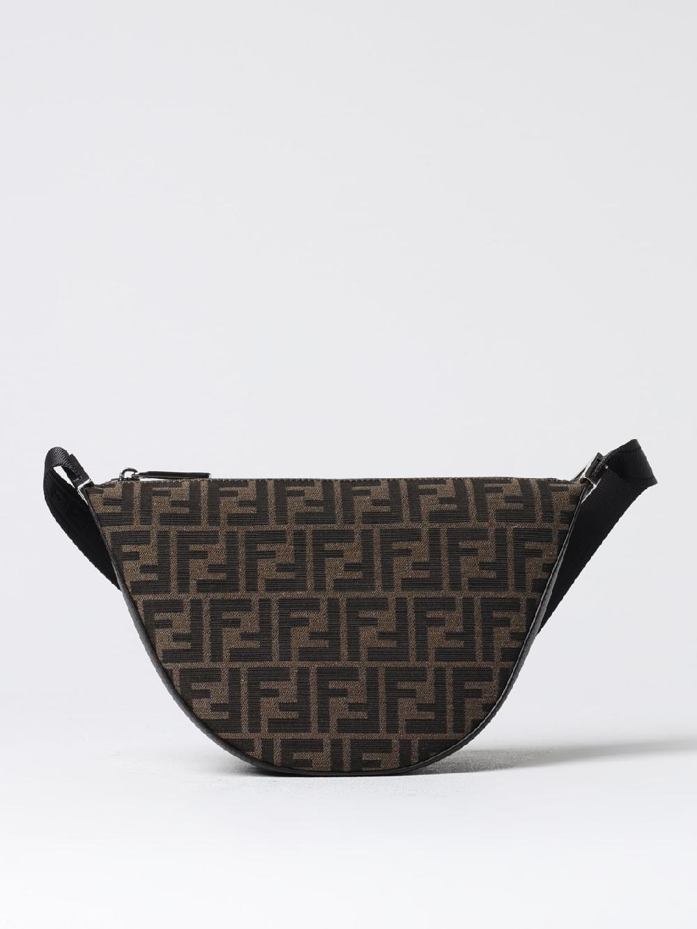 Giglio Borsa Fendi in tessuto e pelle a grana con monogram FF jacquard 50% di sconto per tempo limitato