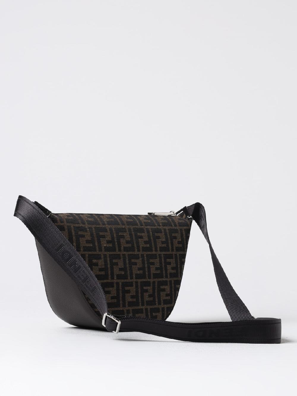 Giglio Borsa Fendi in tessuto e pelle a grana con monogram FF jacquard 50% di sconto per tempo limitato